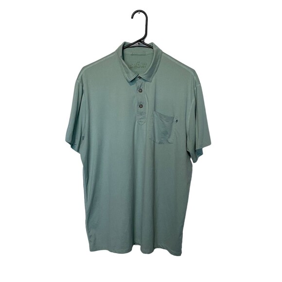 Marine Layer Other - Marine Layer Polo Shirt Mens Large Green Weekend Sport Performance Stretch Beach